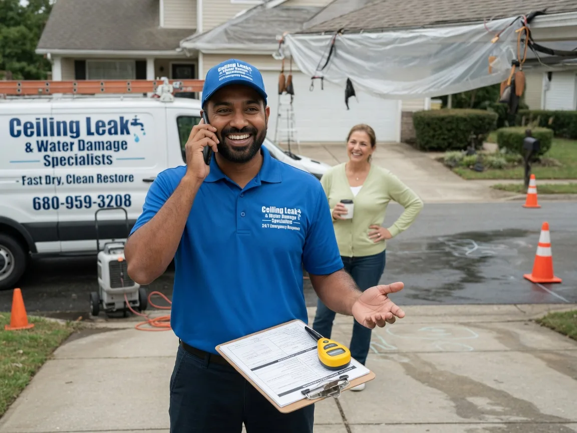 Ceiling Leak Cleanup Mosquero, NM FAQs